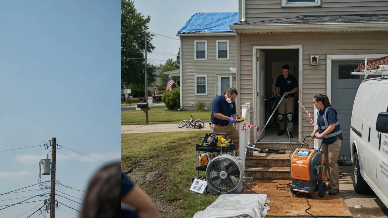 Water Damage Repair in Cecil, OH near me